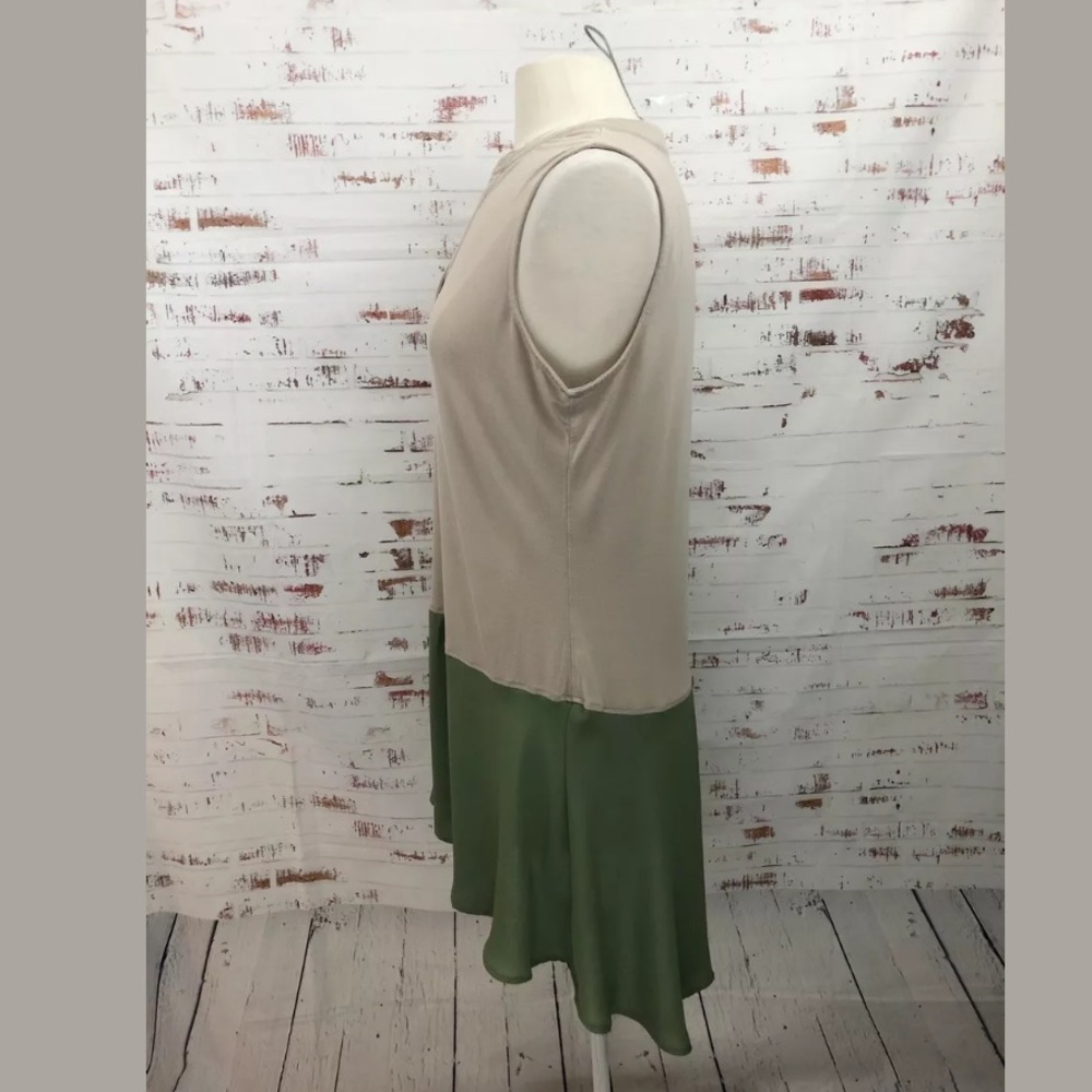 LOGO By Lori Goldstein Sleeveless Henley Knit Top - Picture 5 of 7